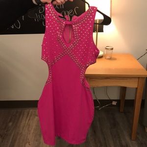 Bebe Embroidered Dress